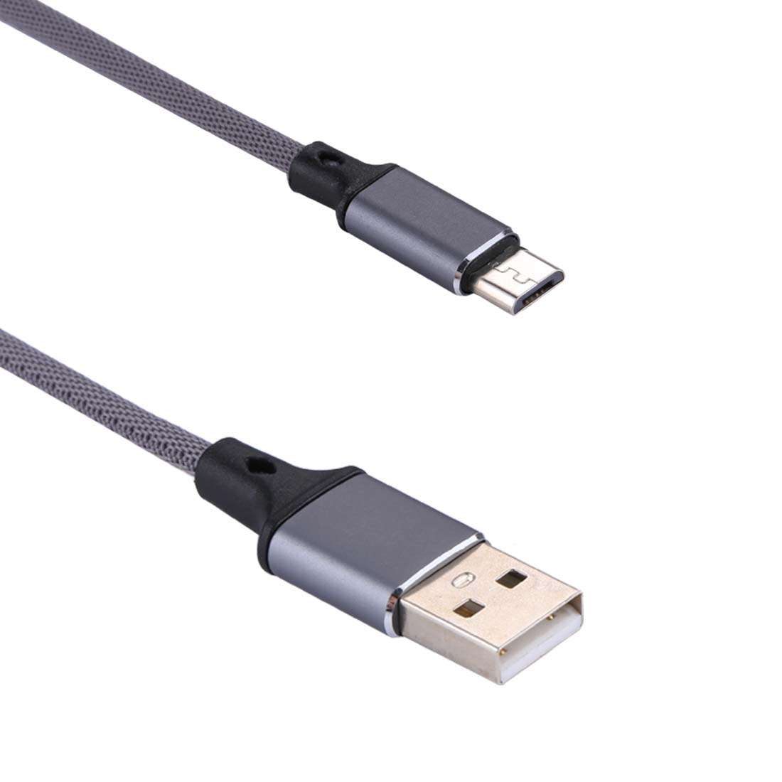1m 2A Output USB to Micro USB Nylon Weave Style Data Sync Charging Cable