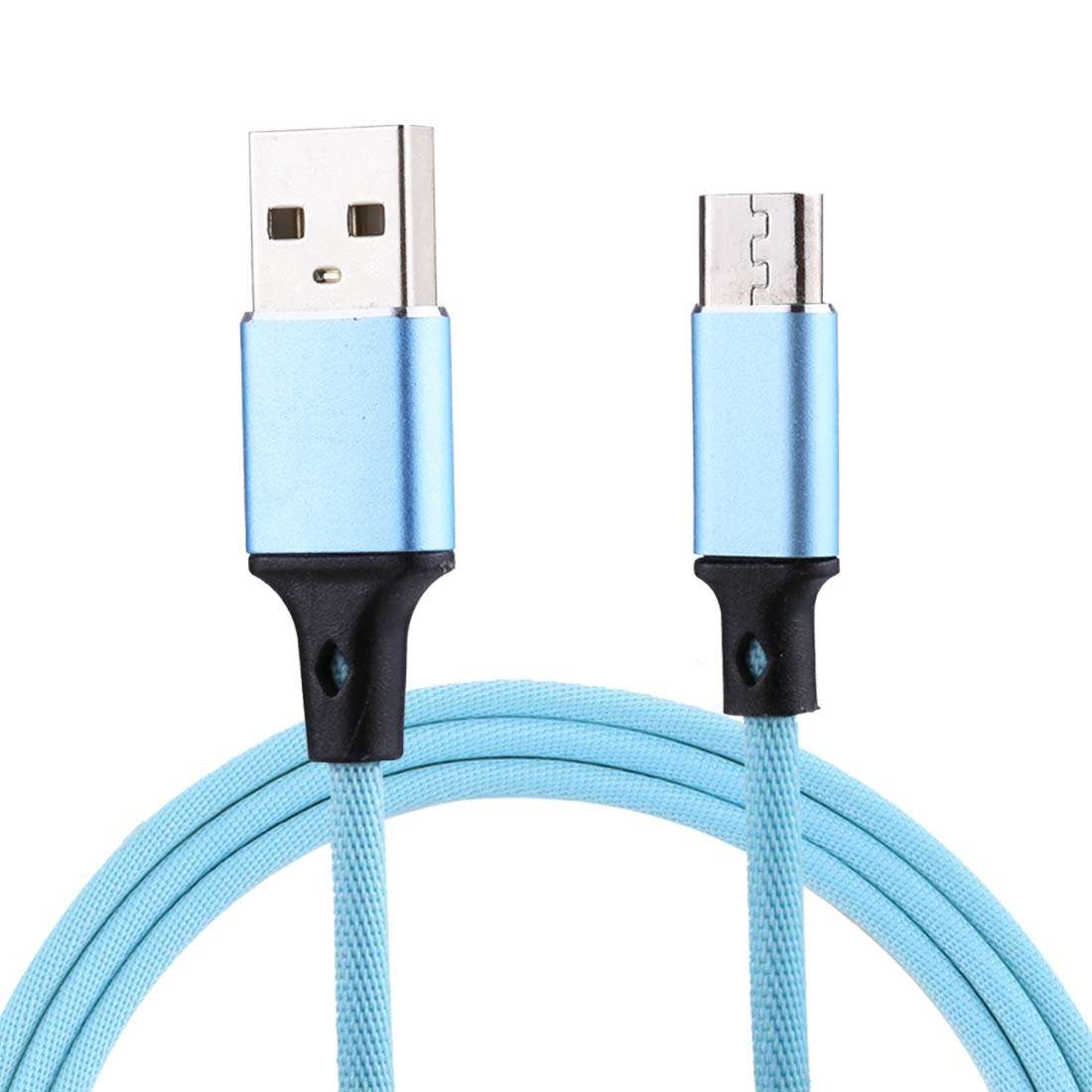 1m 2A Output USB to Micro USB Nylon Weave Style Data Sync Charging Cable