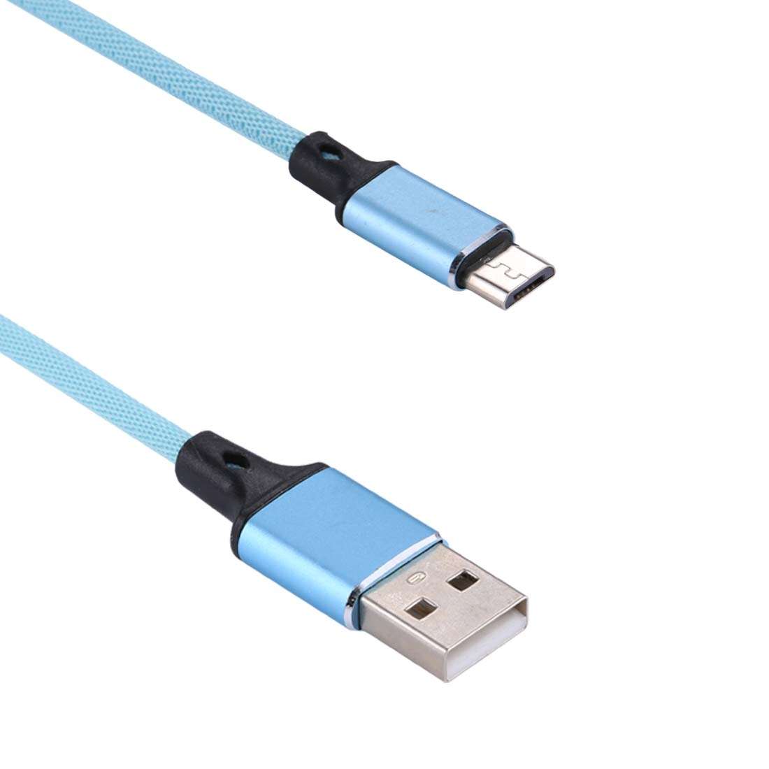 1m 2A Output USB to Micro USB Nylon Weave Style Data Sync Charging Cable