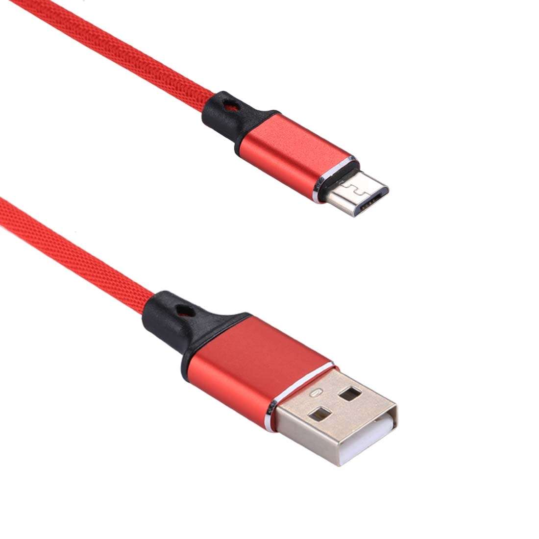 1m 2A Output USB to Micro USB Nylon Weave Style Data Sync Charging Cable