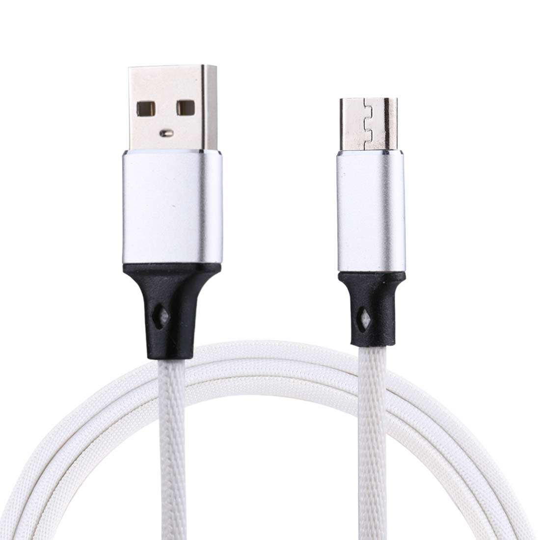 1m 2A Output USB to Micro USB Nylon Weave Style Data Sync Charging Cable