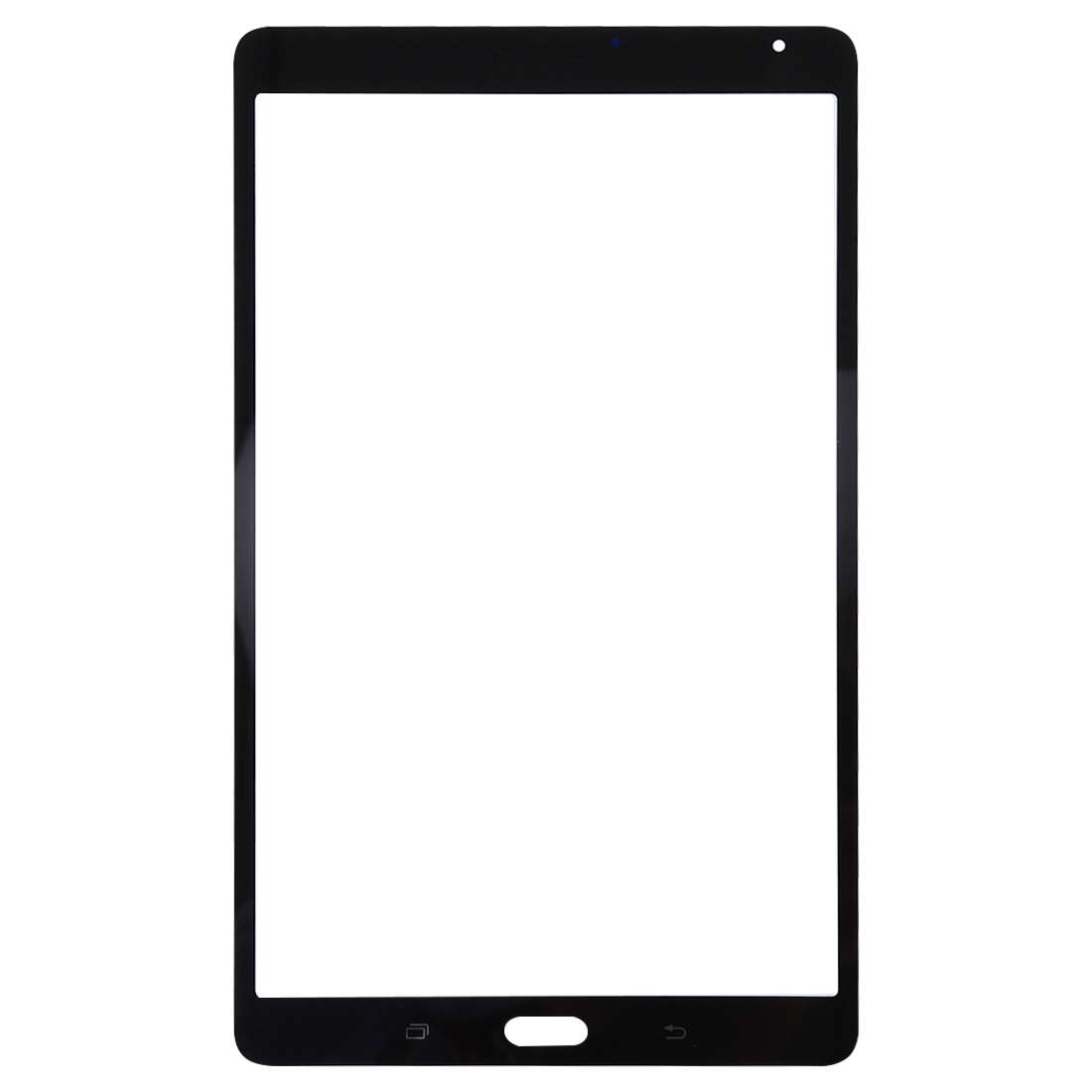 For Galaxy Tab S 8.4 / T700 Front Screen Outer Glass Lens (Black)