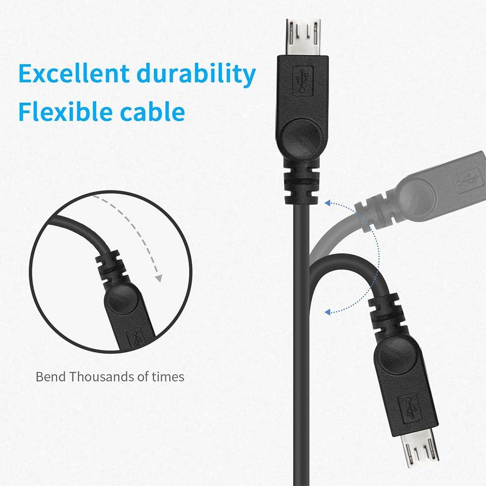 Micro USB Female to USB-C / Type-C Male + Micro USB Male Adapter Y Cable, Total Length: about 30cm