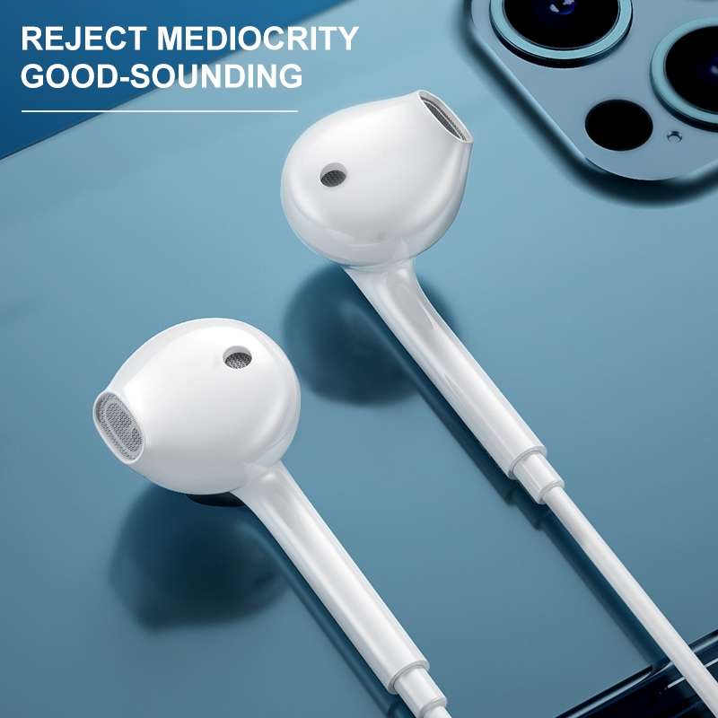 WK YA-02 Type-C In-Ear Wired Call Music Earphone, Length: 1.2m