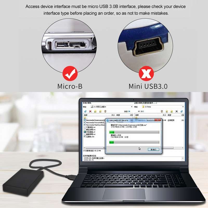 2 PCS USB 3.0 Upper Elbow Male to Micro USB 3.0 Elbow Charging Data Cable, Cable Length: 27cm