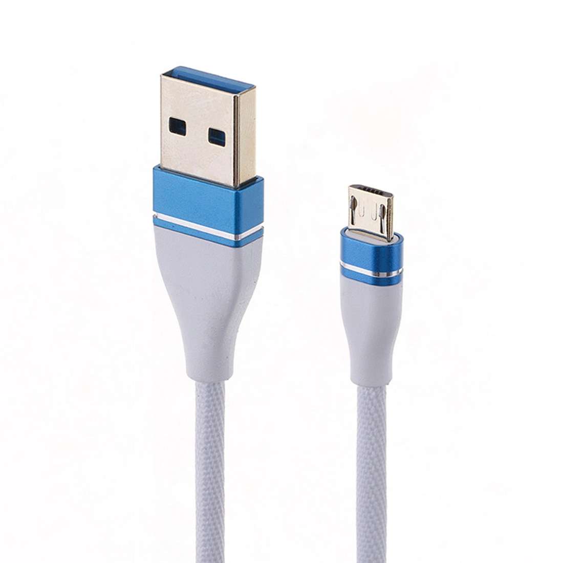 Nylon Weave Style USB to Micro USB Data Sync Charging Cable, Cable Length: 1m