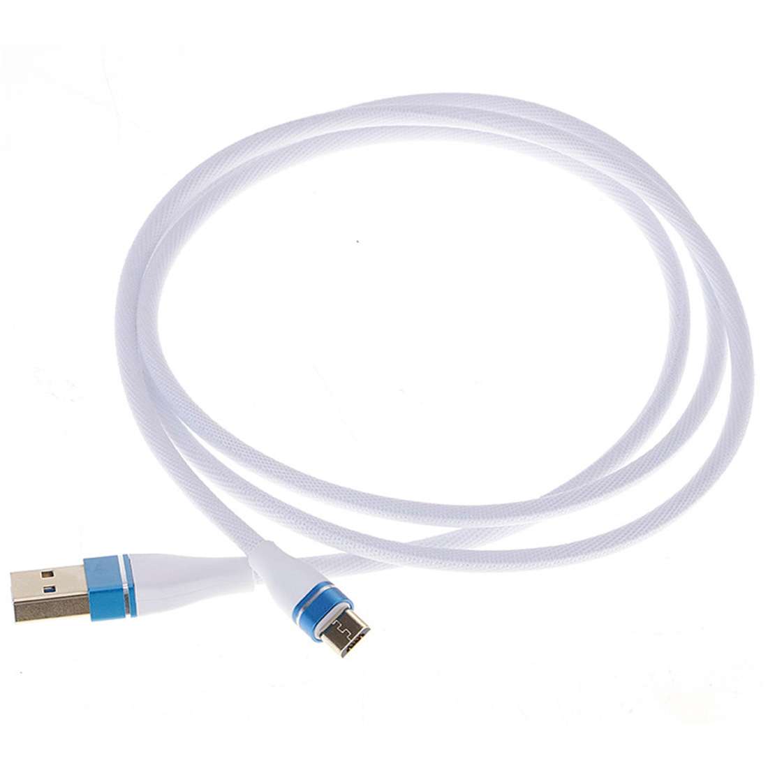Nylon Weave Style USB to Micro USB Data Sync Charging Cable, Cable Length: 1m
