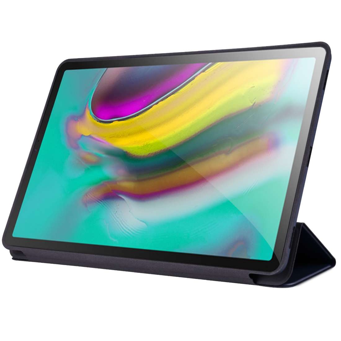 Cowhide Texture Horizontal Flip Leather Case for Galaxy Tab S5E 10.5 T720 / T725 ... (Dark Blue)