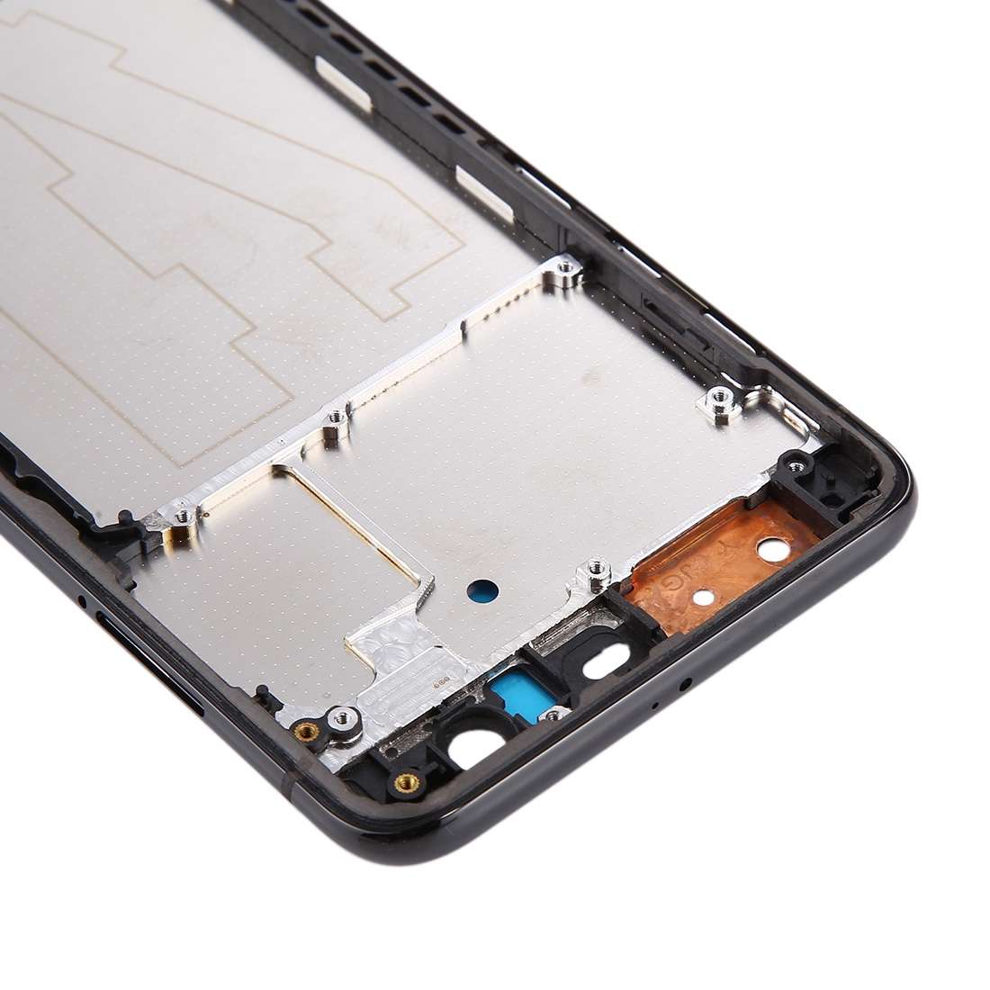 For Xiaomi Mi 6 Front Housing LCD Frame Bezel Plate(Black)