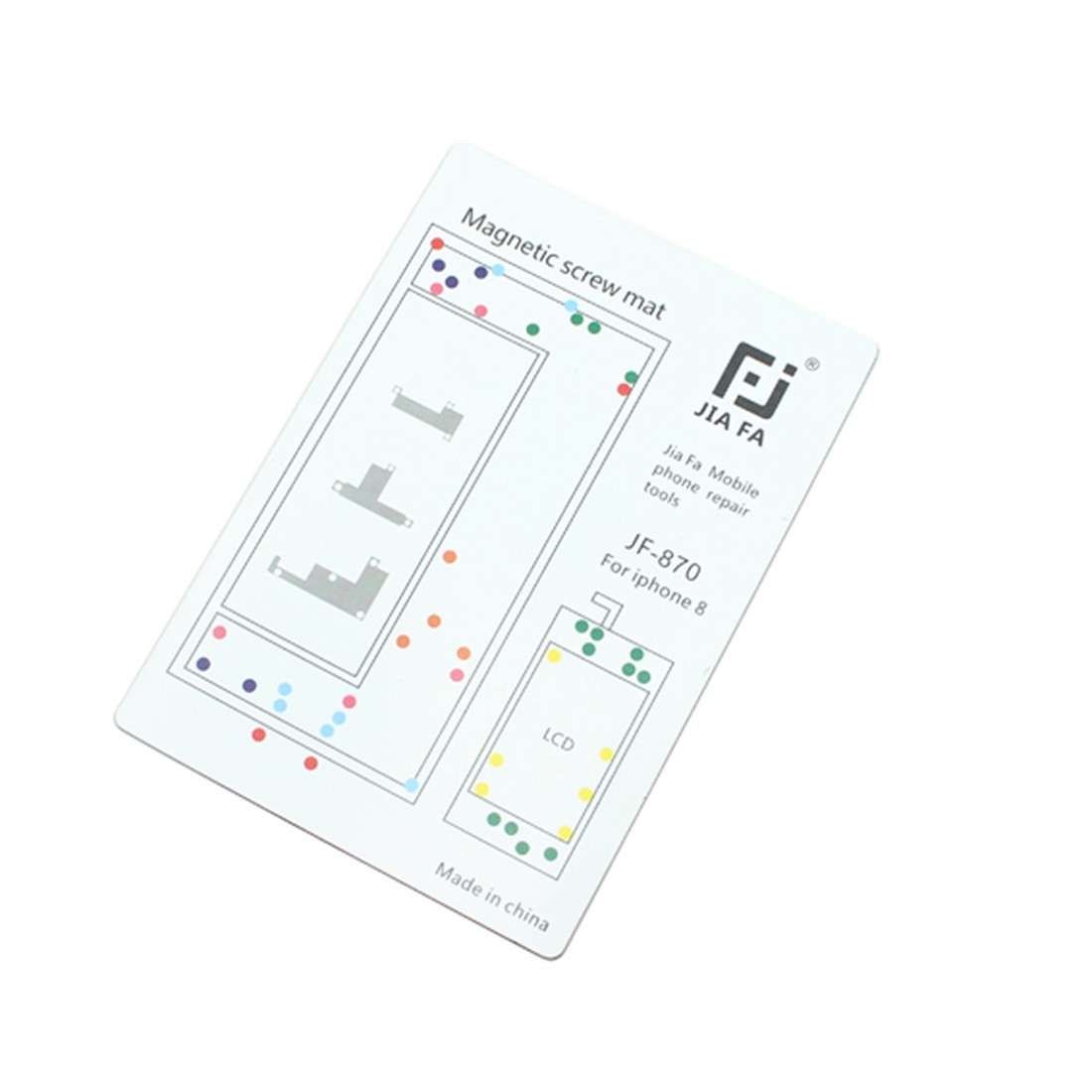 JIAFA Magnetic Screws Mat for iPhone 8