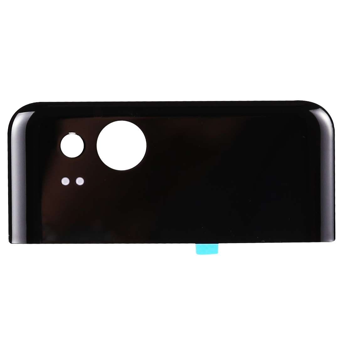 Google Pixel 2 Back Cover Top Glass Lens Cover(Black)