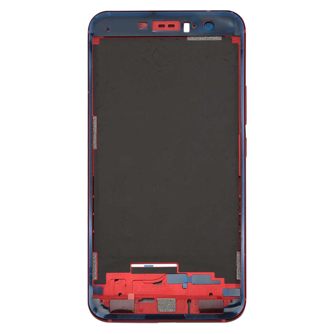 Front Housing LCD Frame Bezel Plate for HTC U11(Red)
