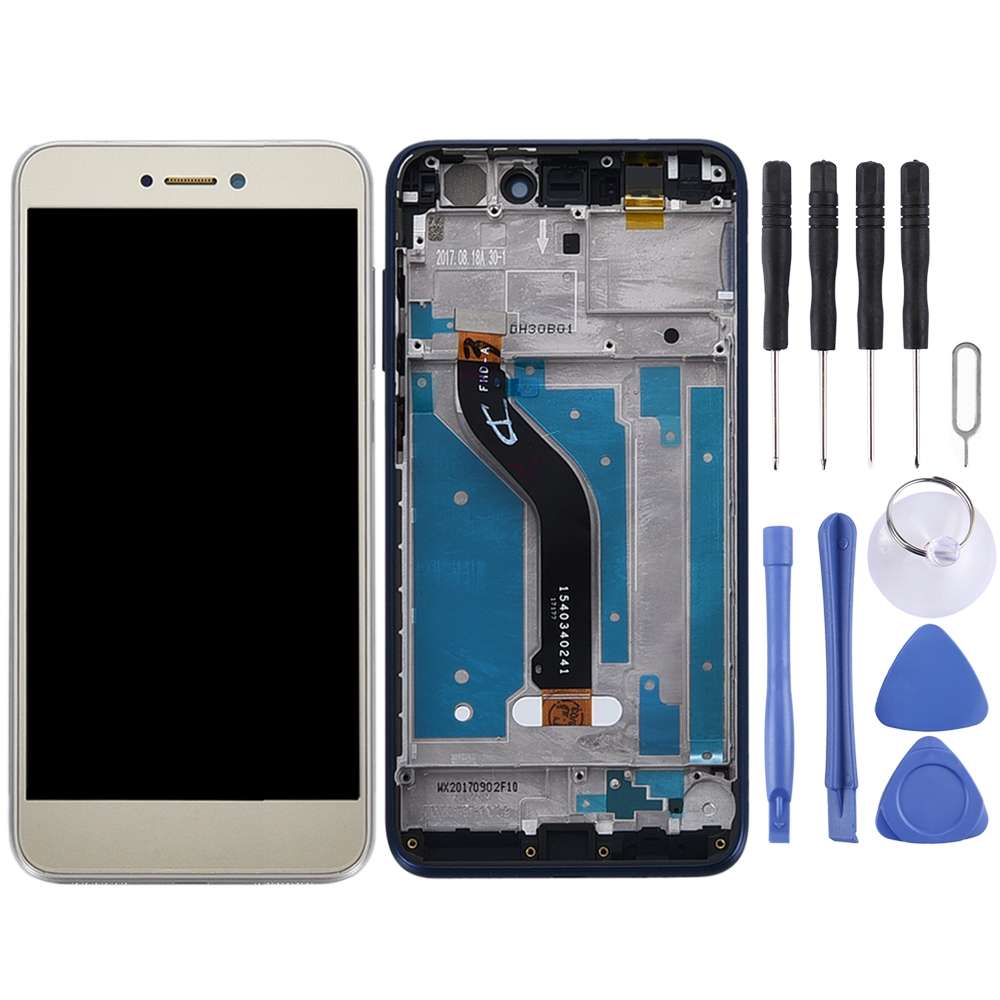 OEM LCD Screen for Huawei Honor 8 Lite Digitizer Full Assembly with Frame (Gold)