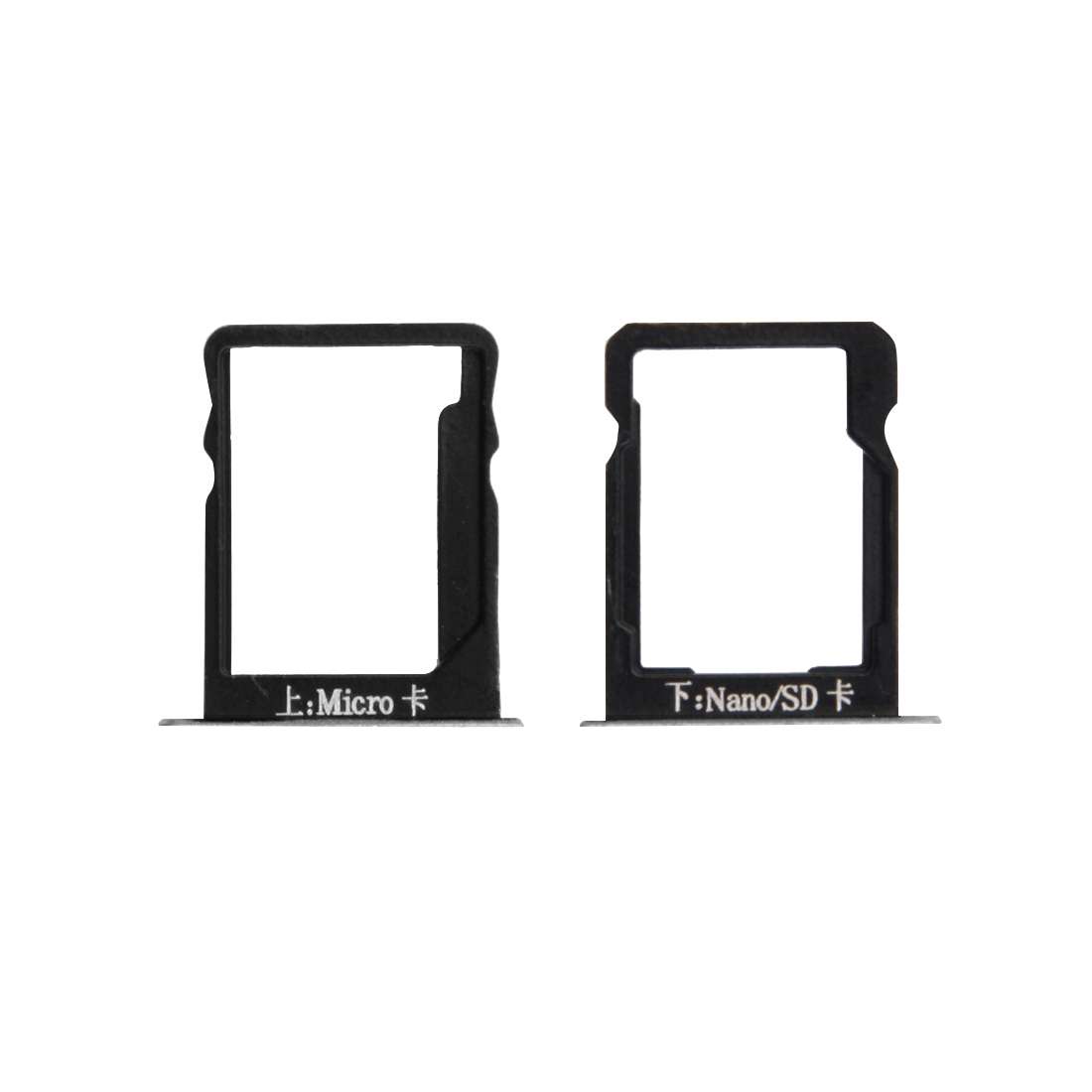 For Huawei Mate 7 SIM Card Tray and Micro SD Card Tray(Grey)