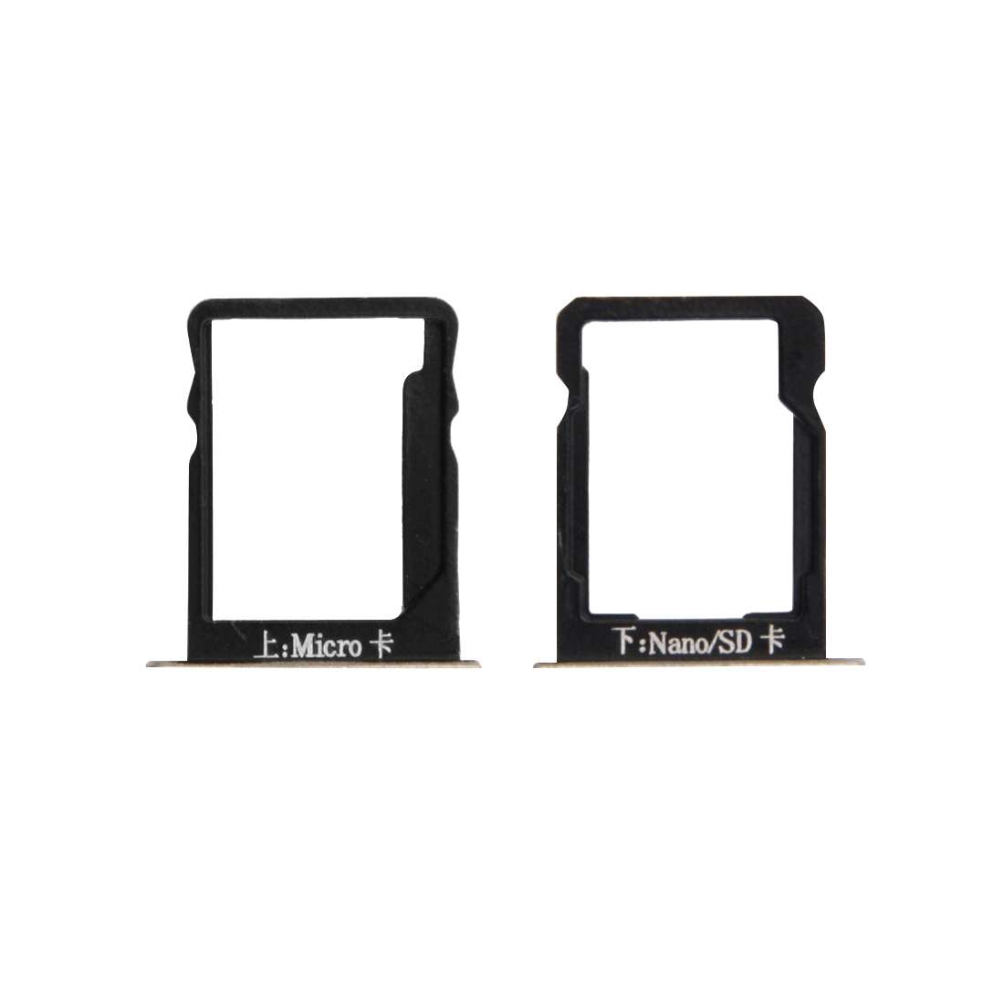 For Huawei Mate 7 SIM Card Tray and Micro SD Card Tray(Grey)
