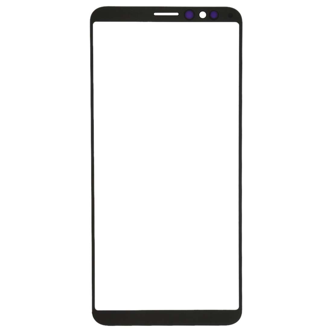 For OPPO R11s Front Screen Outer Glass Lens (Black)