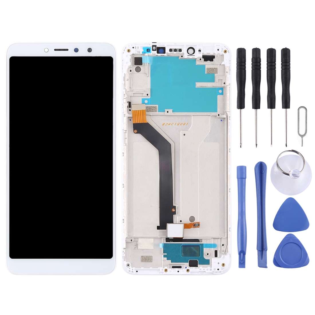 TFT LCD Screen for Xiaomi Redmi S2 / Y2 Digitizer Full Assembly with Frame(Black)