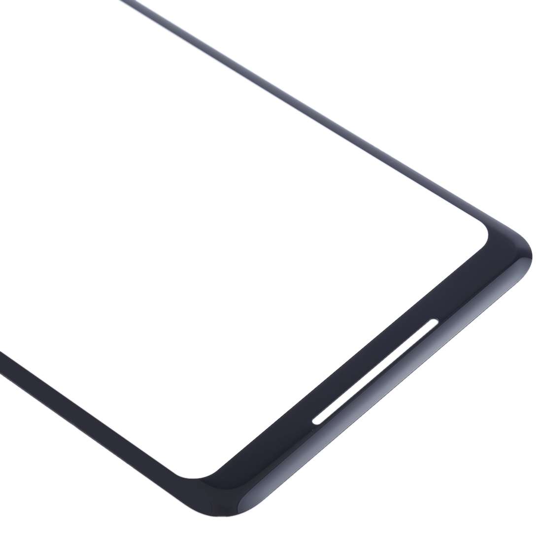 Original Front Screen Outer Glass Lens for Google Pixel 2 XL(Black)