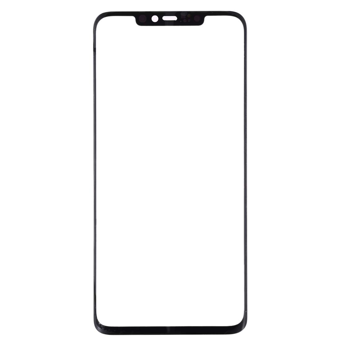 For Huawei Mate 20 Pro Front Screen Outer Glass Lens (Black)