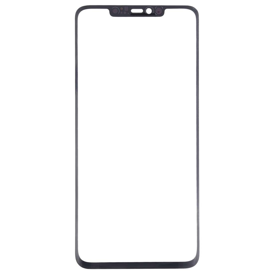 For Huawei Mate 20 Pro Front Screen Outer Glass Lens (Black)