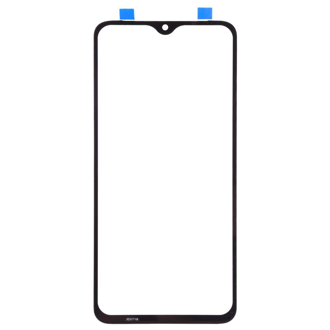 For OnePlus 7 Front Screen Outer Glass Lens (Black)