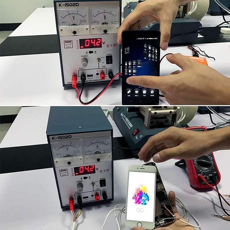 Kaisi K-1502D Repair Power Supply Current Meter 2A Adjustable DC Power Supply Automatic Protection,