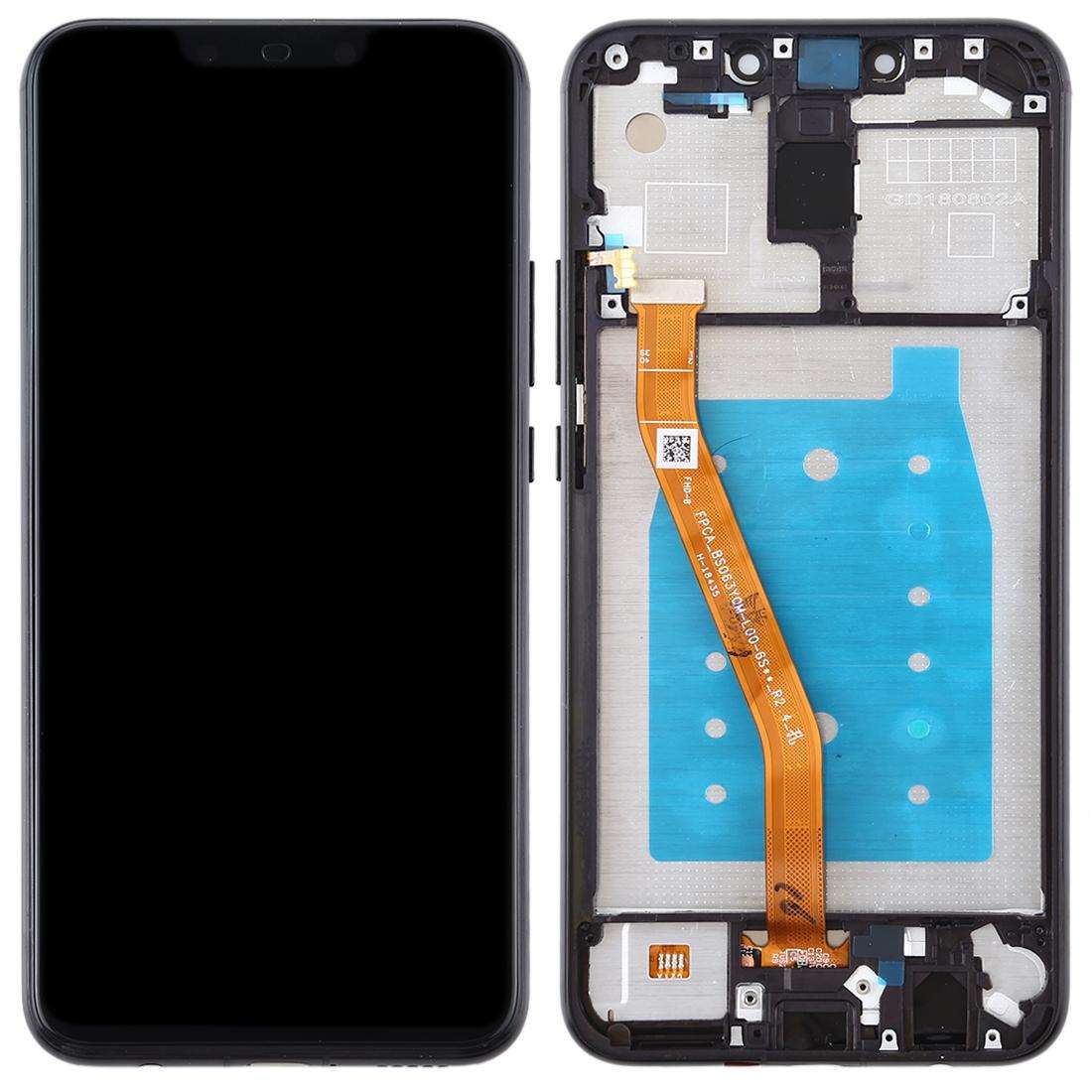 OEM LCD Screen for Huawei Mate 20 Lite / Maimang 7 Digitizer Full Assembly with Frame (Black)