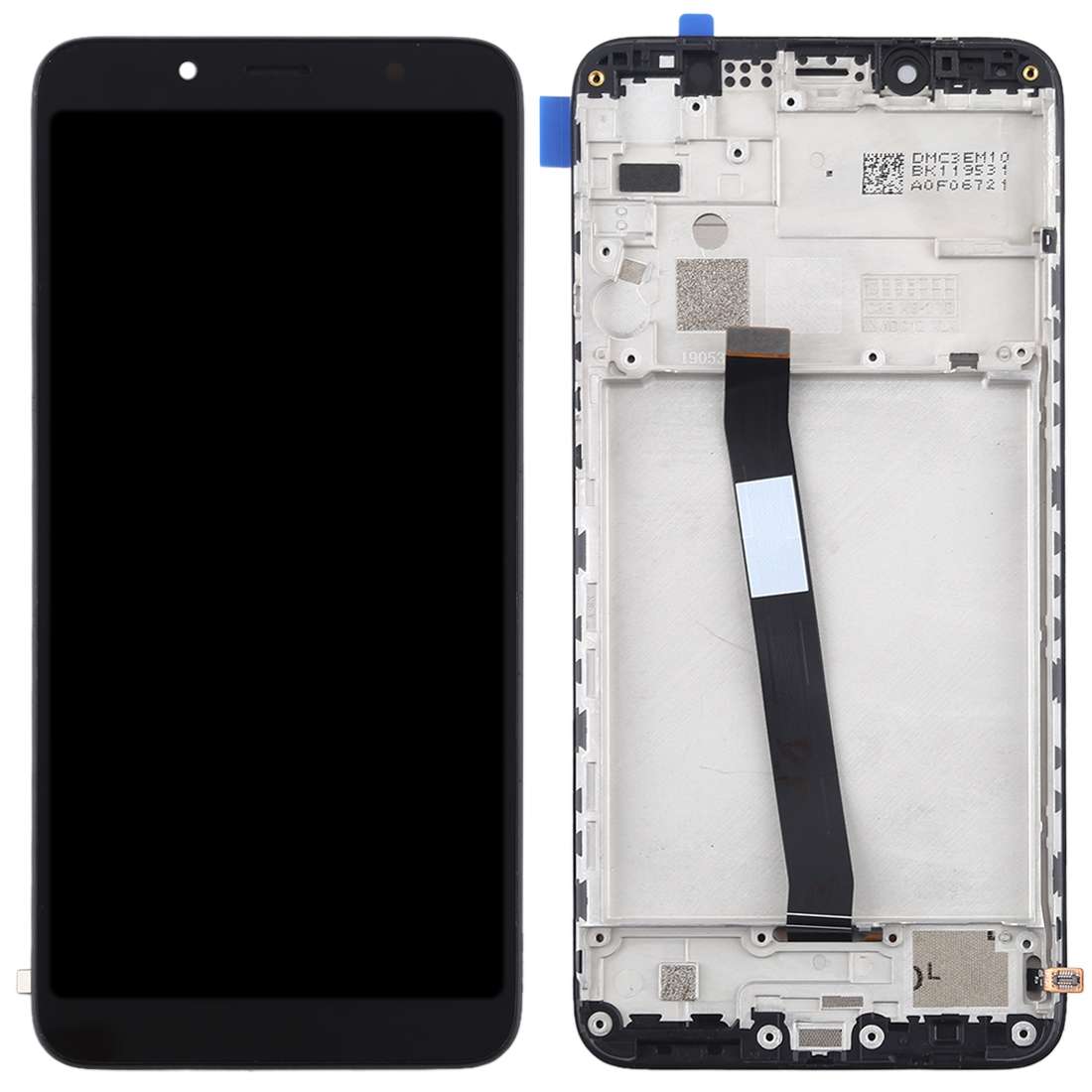 TFT LCD Screen for Xiaomi Redmi 7A Digitizer Full Assembly with Frame(Black)