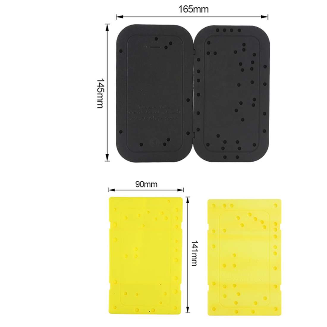 SIM Card Tray + NM Card Tray for Huawei Mate 30 Lite (Black)