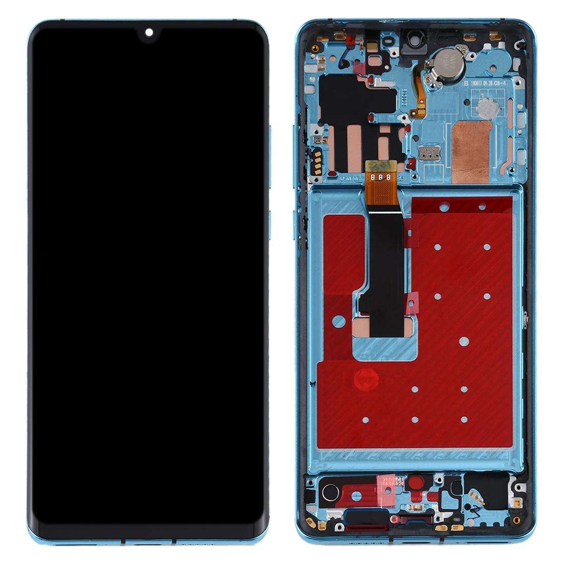 Original OLED LCD Screen for Huawei P30 Pro Digitizer Full Assembly with Frame(Black)