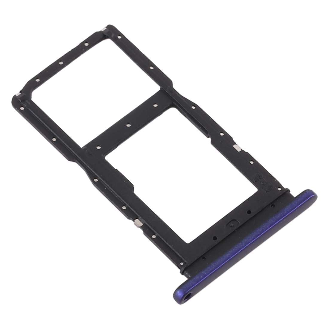SIM Card Tray + SIM Card Tray / Micro SD Card Tray for Huawei Honor 9X Pro (Purple)