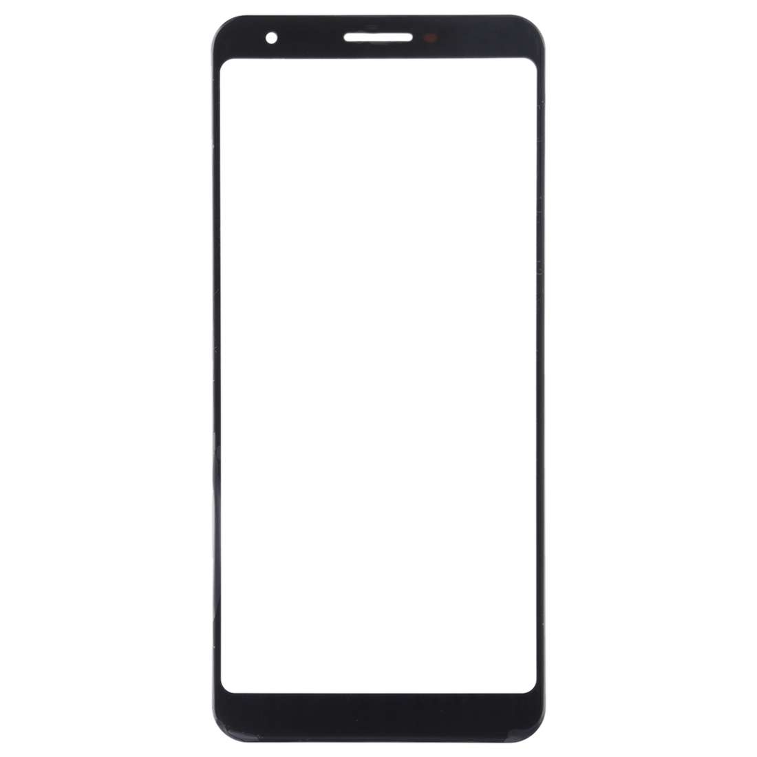 Front Screen Outer Glass Lens for Google Pixel 3a(Black)