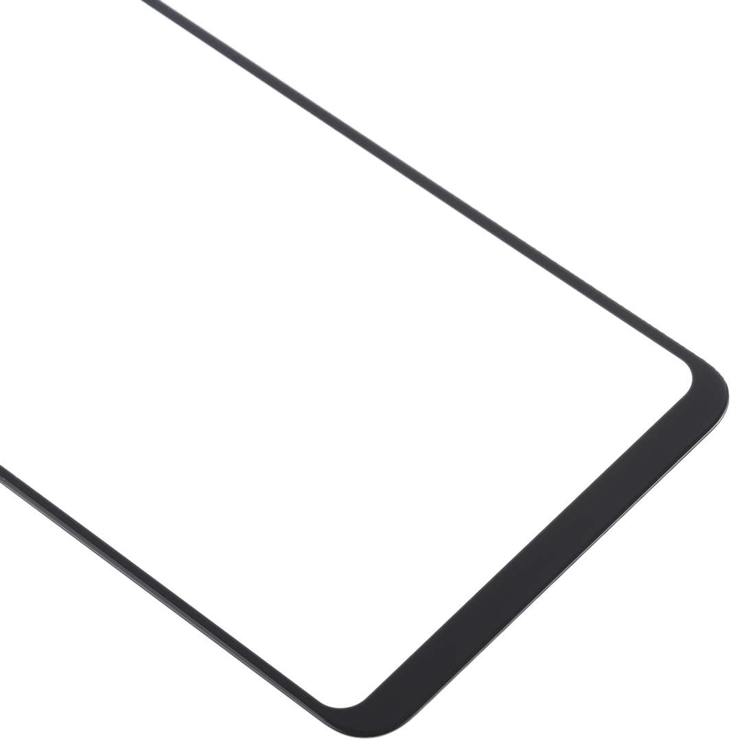Front Screen Outer Glass Lens for Xiaomi Mi 8 Lite(Black)