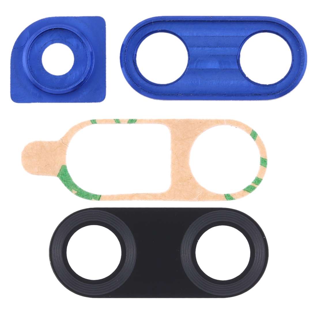 For Huawei Nova 4 10pcs Camera Lens Cover (Gold)