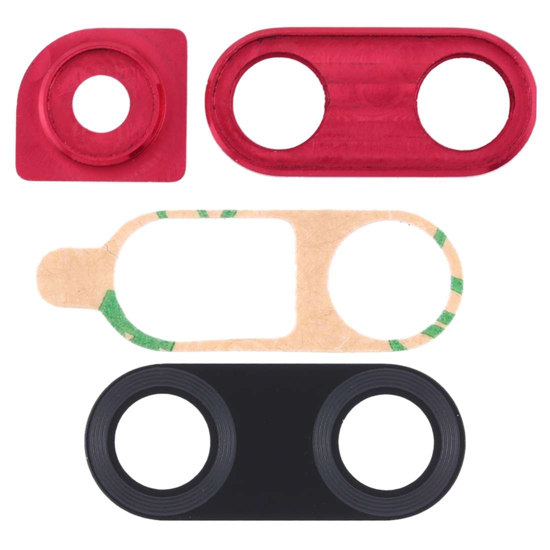 For Huawei Nova 4 10pcs Camera Lens Cover (Gold)