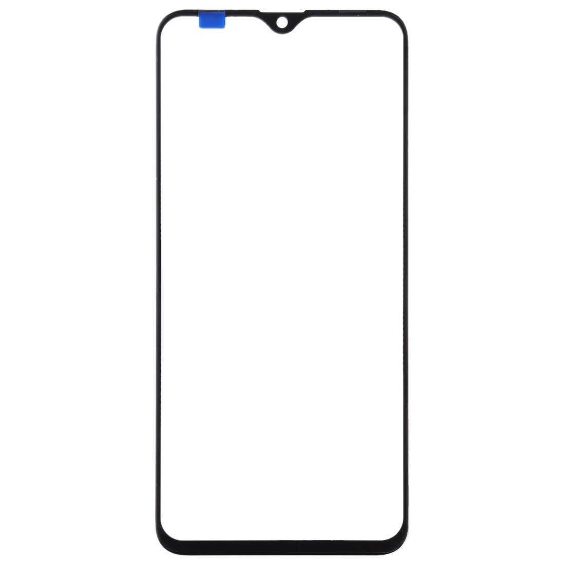 For OPPO Reno Z Front Screen Outer Glass Lens (Black)