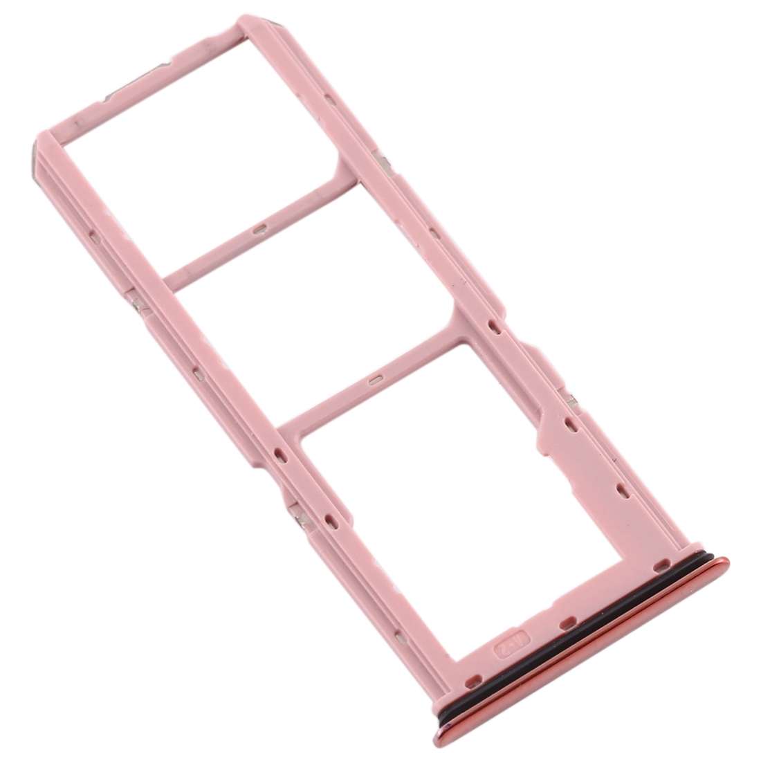 For Vivo S1 SIM Card Tray + SIM Card Tray + Micro SD Card Tray (Black)