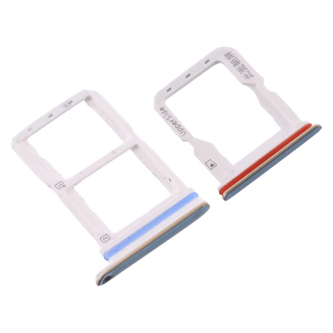 For Vivo S1 Pro SIM Card Tray + SIM Card Tray + Micro SD Card Tray (Blue)