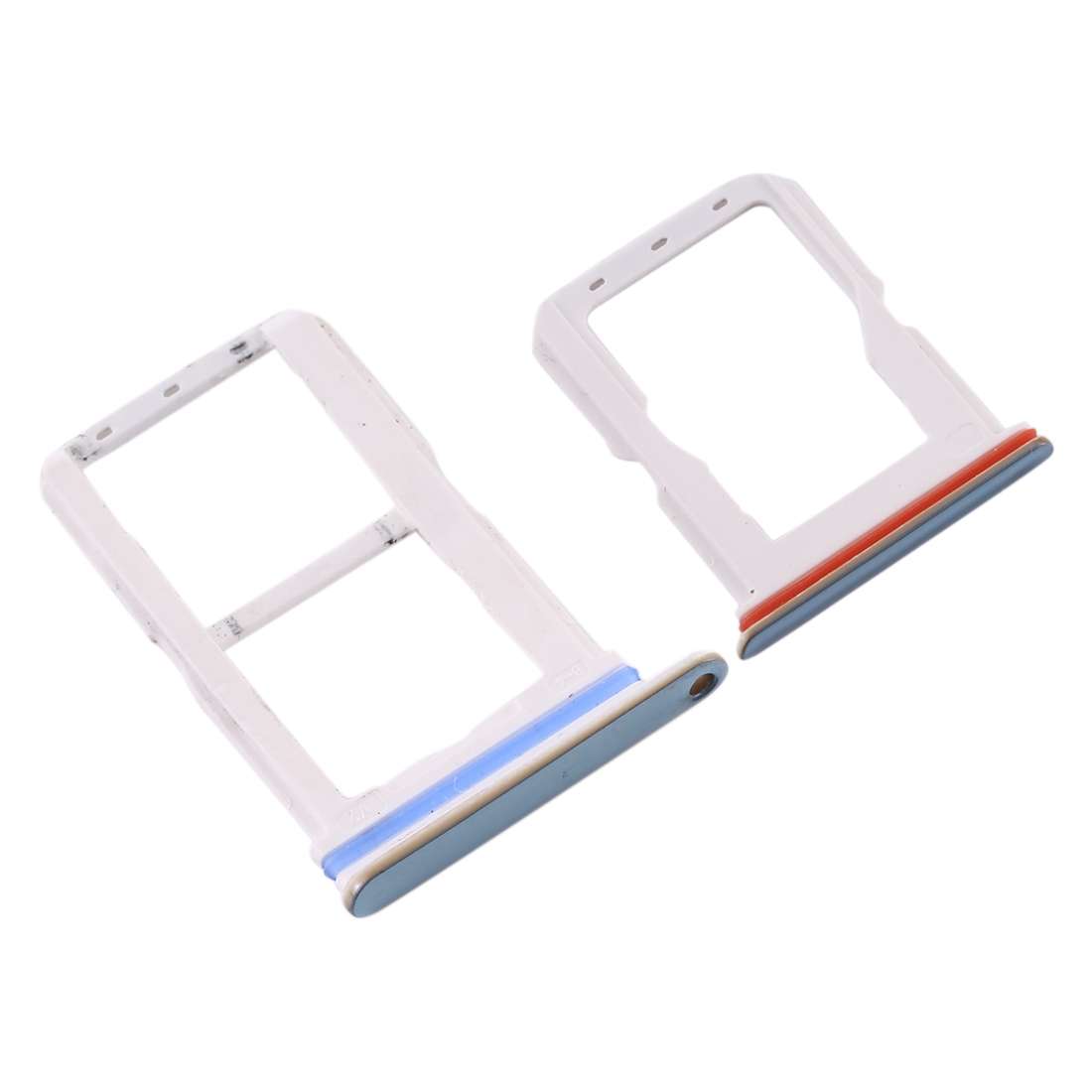 For Vivo S1 Pro SIM Card Tray + SIM Card Tray + Micro SD Card Tray (Blue)