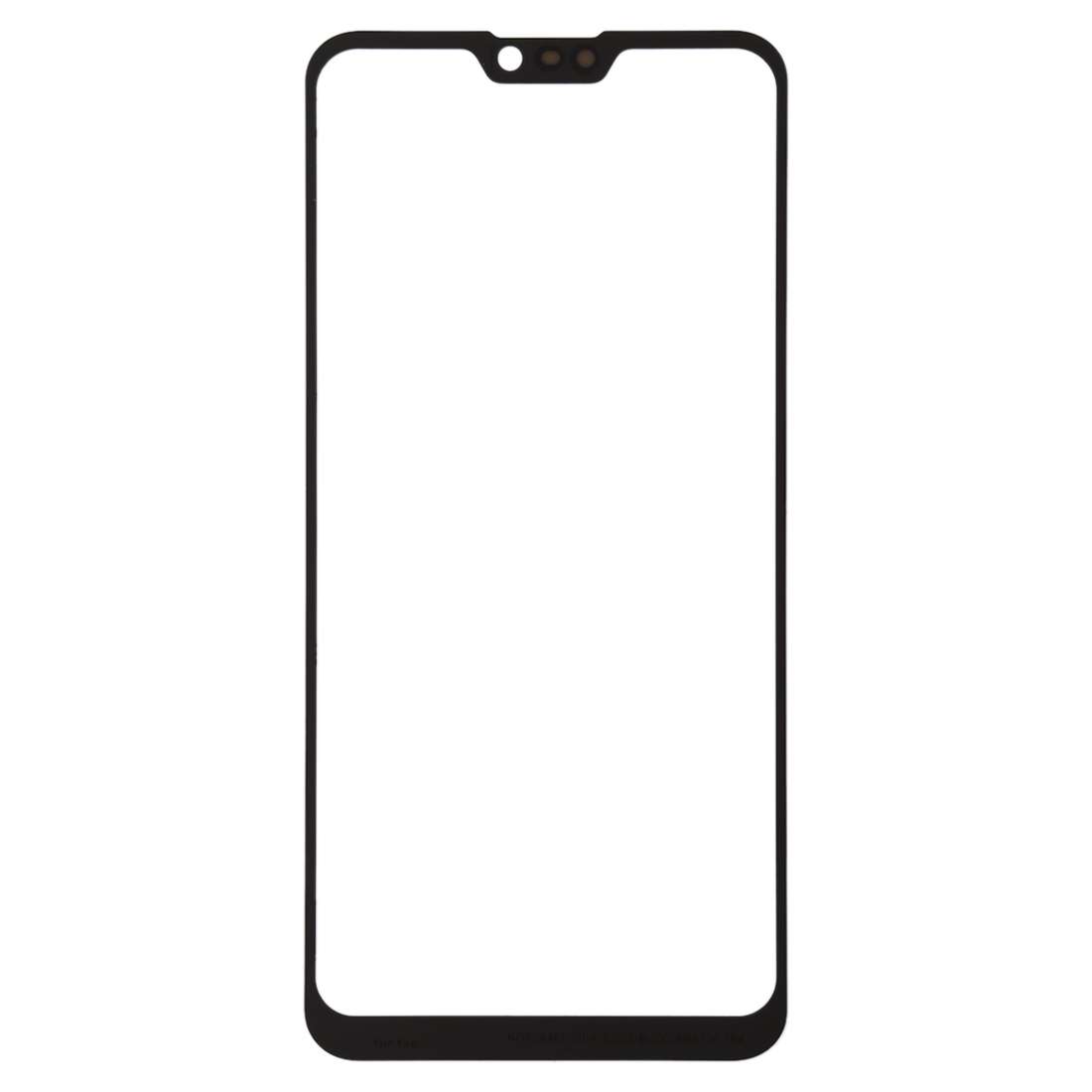 Front Screen Outer Glass Lens for Asus Zenfone Max Pro (M2) ZB631KL X01BDA (Black)
