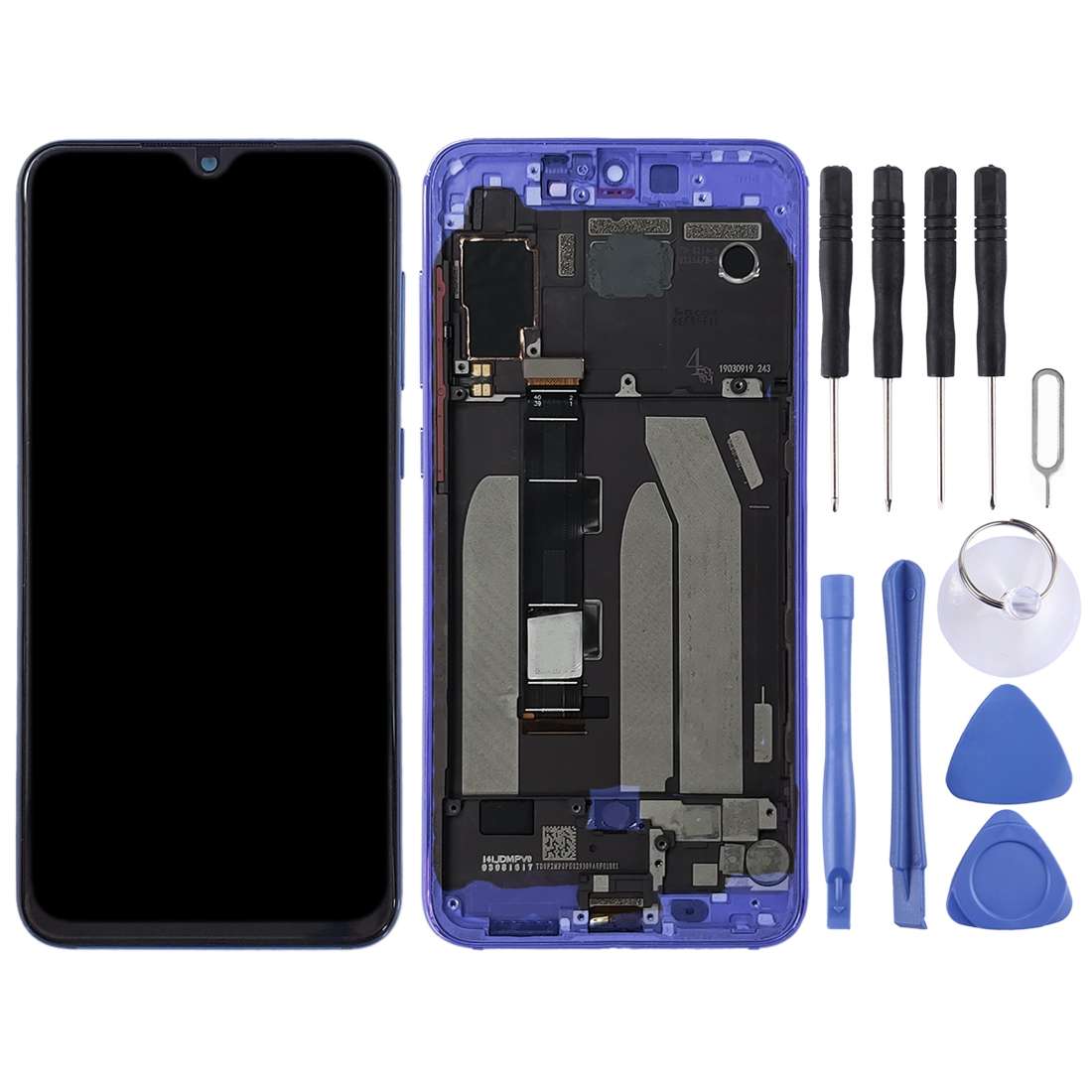 Original LCD Screen for Xiaomi Mi 9 SE Digitizer Full Assembly with Frame(Black)