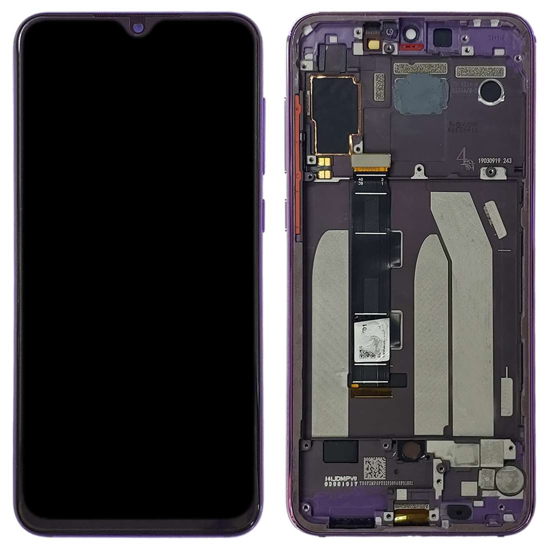 Original LCD Screen for Xiaomi Mi 9 SE Digitizer Full Assembly with Frame(Black)