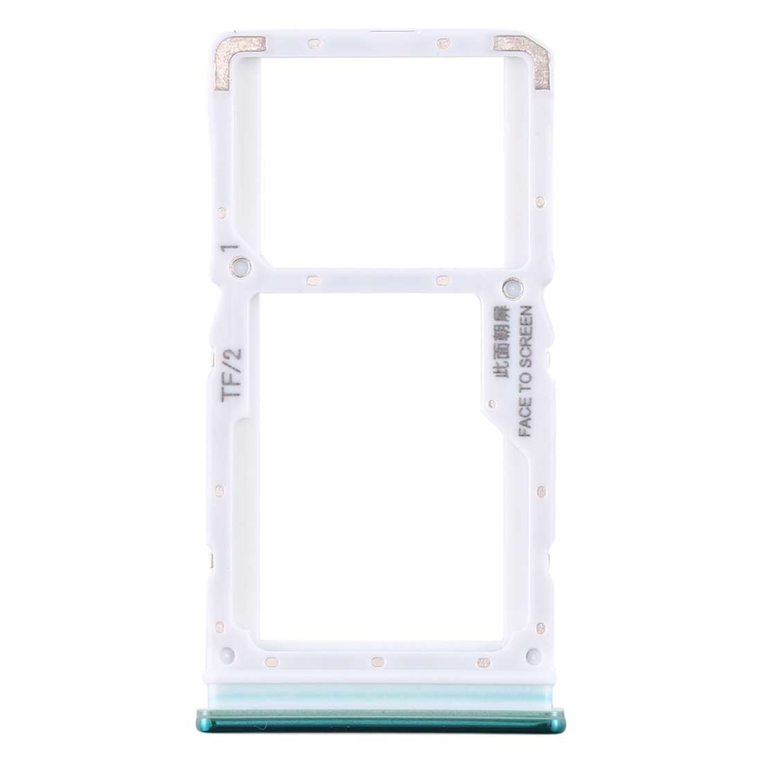 SIM Card Tray + SIM Card Tray / Micro SD Card Tray for Xiaomi Redmi Note 8 Pro (Black)