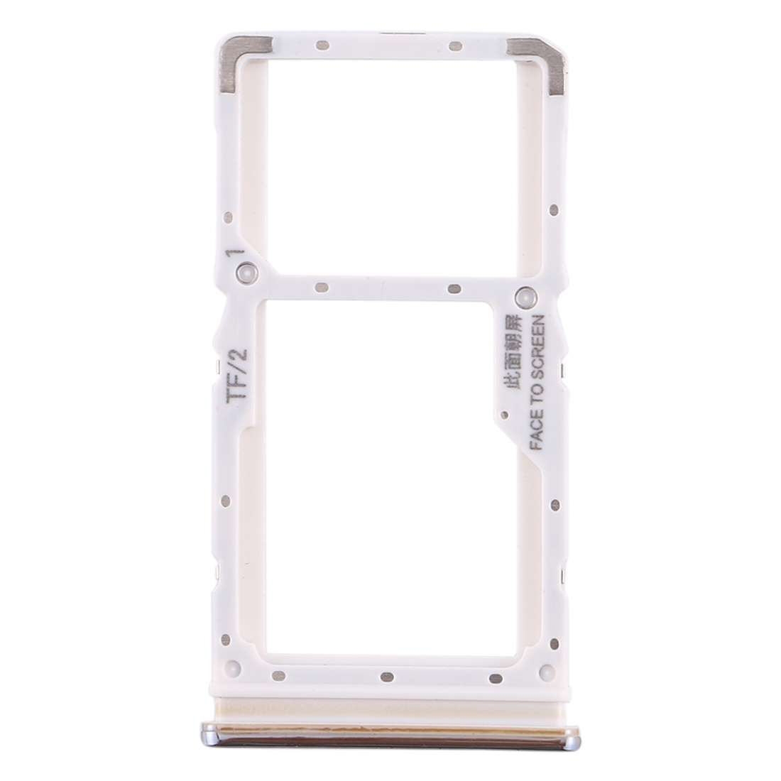 SIM Card Tray + SIM Card Tray / Micro SD Card Tray for Xiaomi Redmi Note 8 Pro (Black)