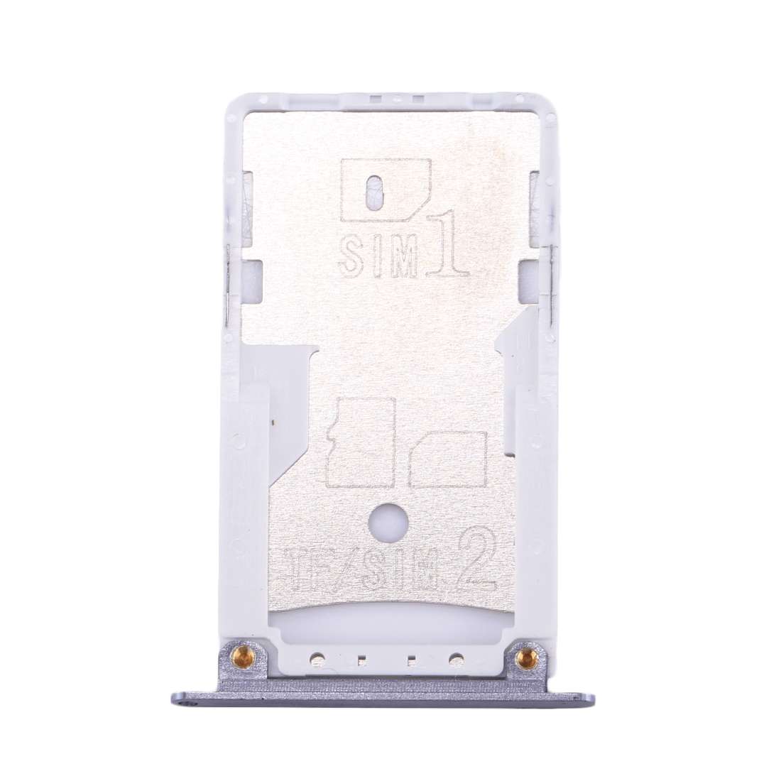 For Xiaomi Redmi Note 4 SIM & SIM / TF Card Tray(Grey)