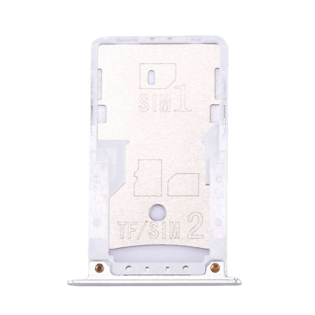 For Xiaomi Redmi Note 4 SIM & SIM / TF Card Tray(Grey)