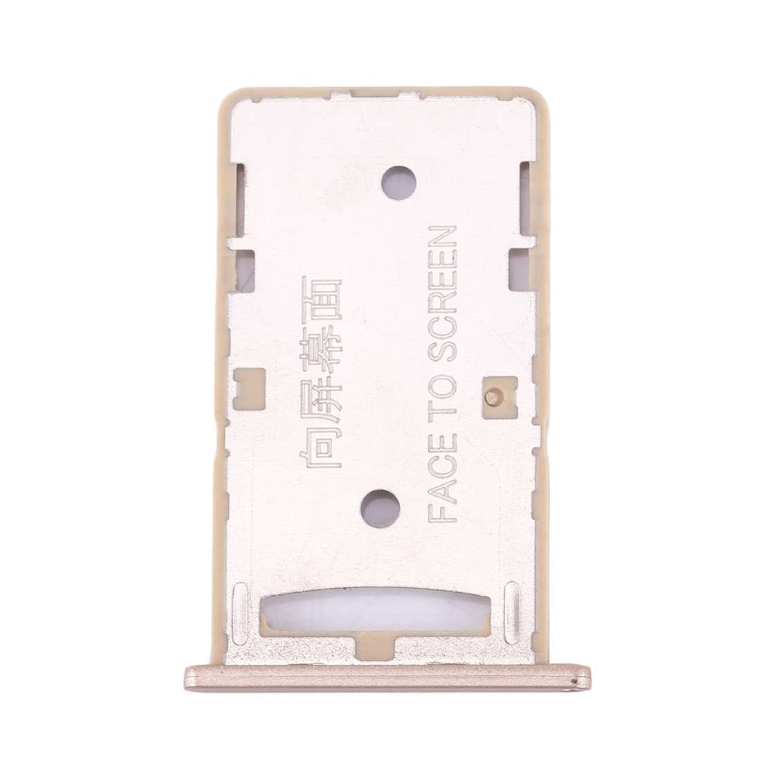 For Xiaomi Redmi 4A SIM & SIM / TF Card Tray(Gold)