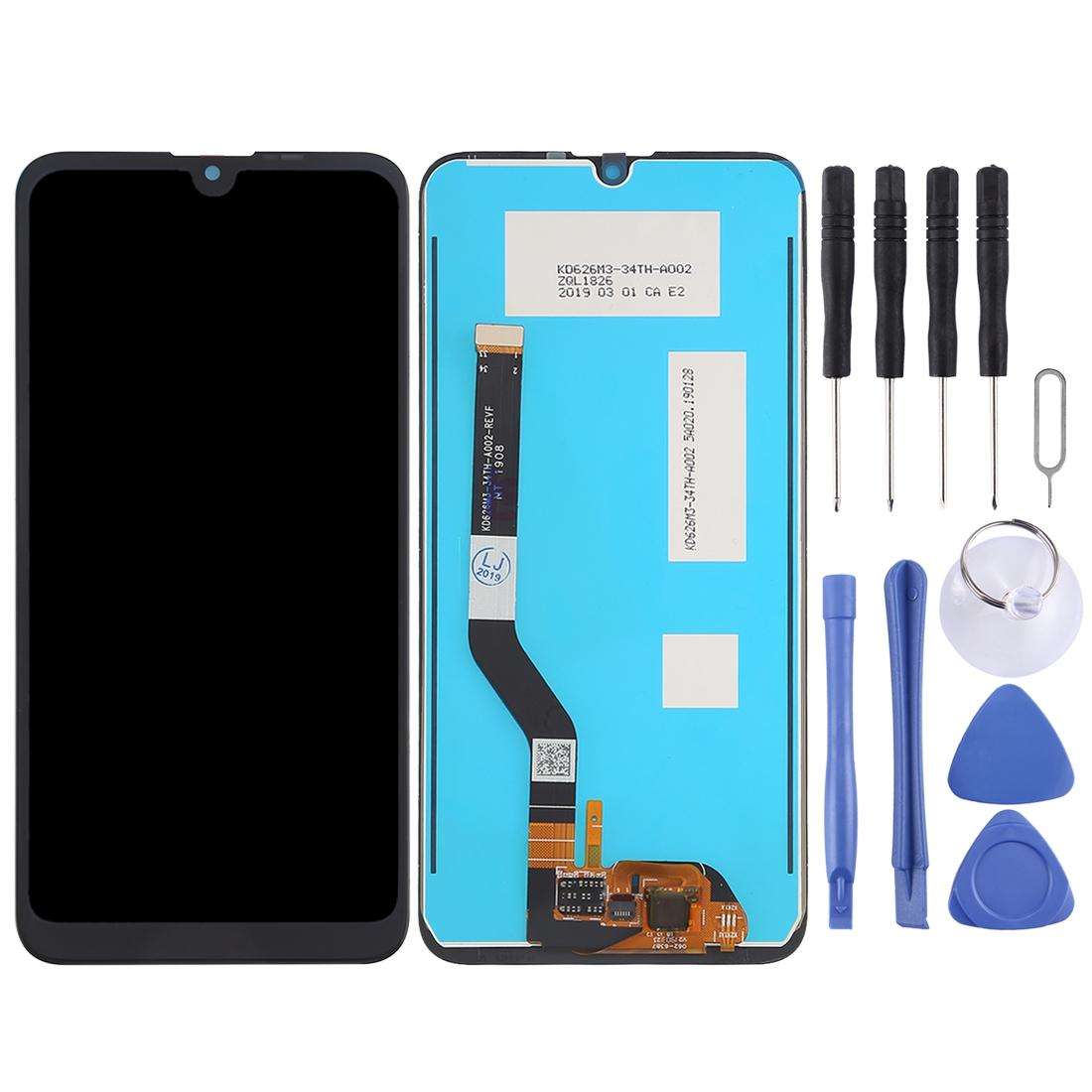 OEM LCD Screen for Huawei Y7 (2019) with Digitizer Full Assembly(Black)