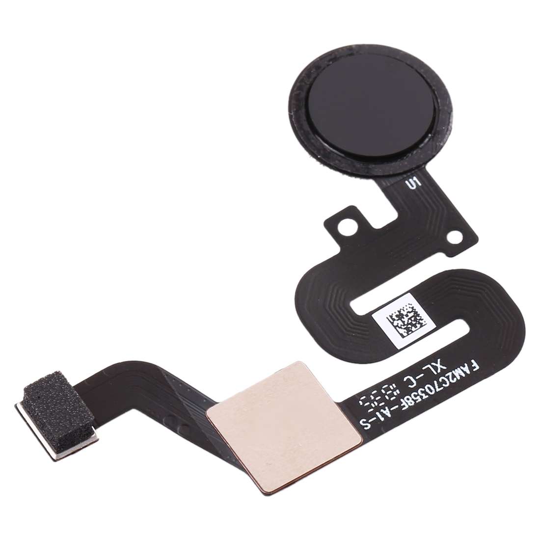 Fingerprint Sensor Flex Cable for Nokia 5.1 Plus(X5) (Black)