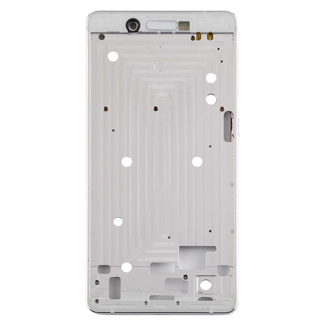 Front Housing LCD Frame Bezel Plate for Nokia 7 TA-1041 (Black)